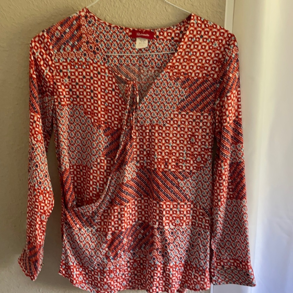 Panhandle Juniors wrap front top. Size Small. NWT
